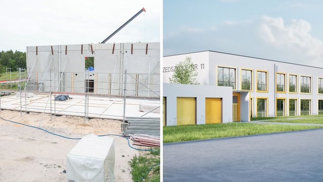 Nowe przedszkole na Janowie w Łodzi. Brzozowy Zakątek powstaje w ekspresowym tempie [ZDJĘCIA]